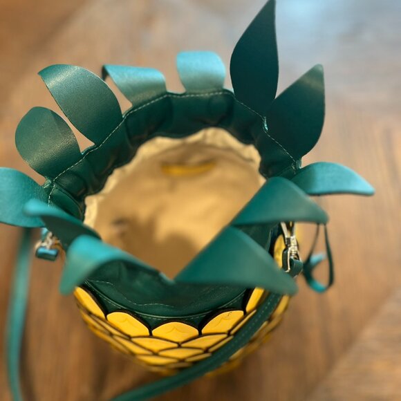 Kate Space Pineapple Crossbody Leather Purse - Picture 5 of 7